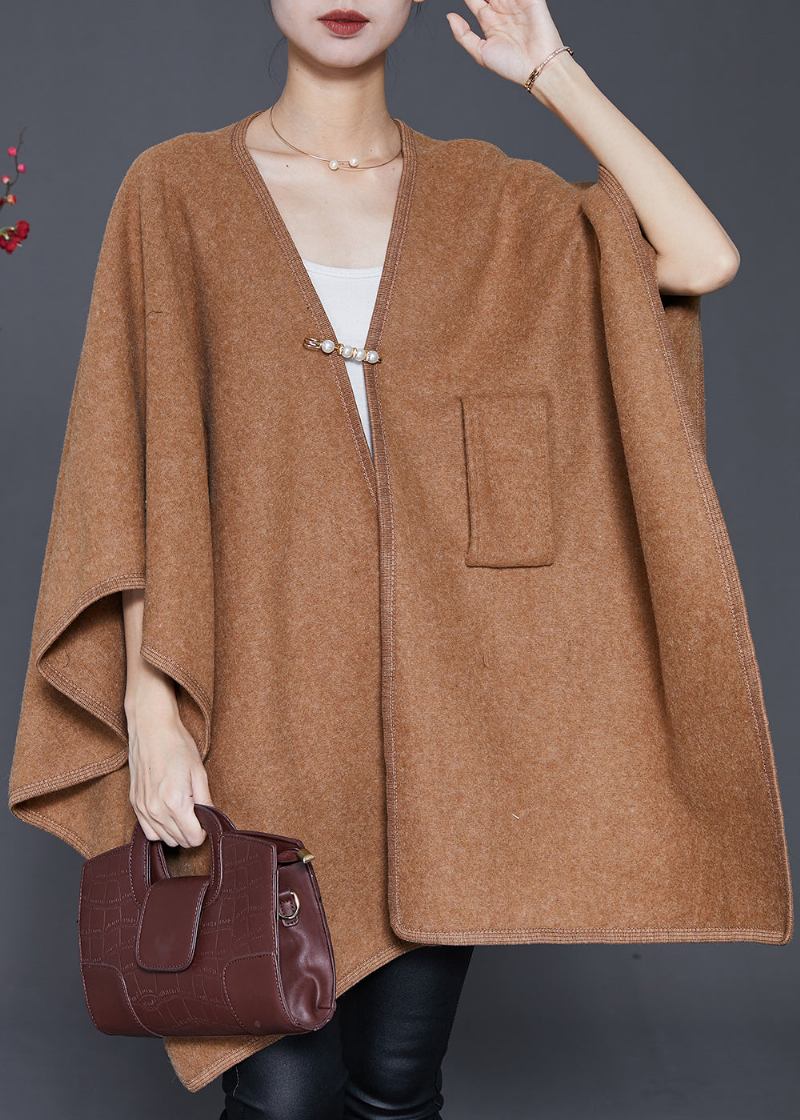 Übergroße Woll-strickjacken In Kamelhaar Für Den Winter - Damen-Cardigans