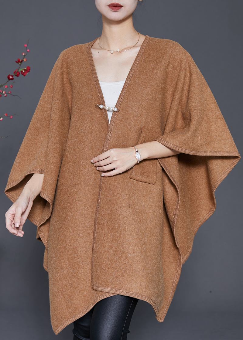 Übergroße Woll-strickjacken In Kamelhaar Für Den Winter - Damen-Cardigans