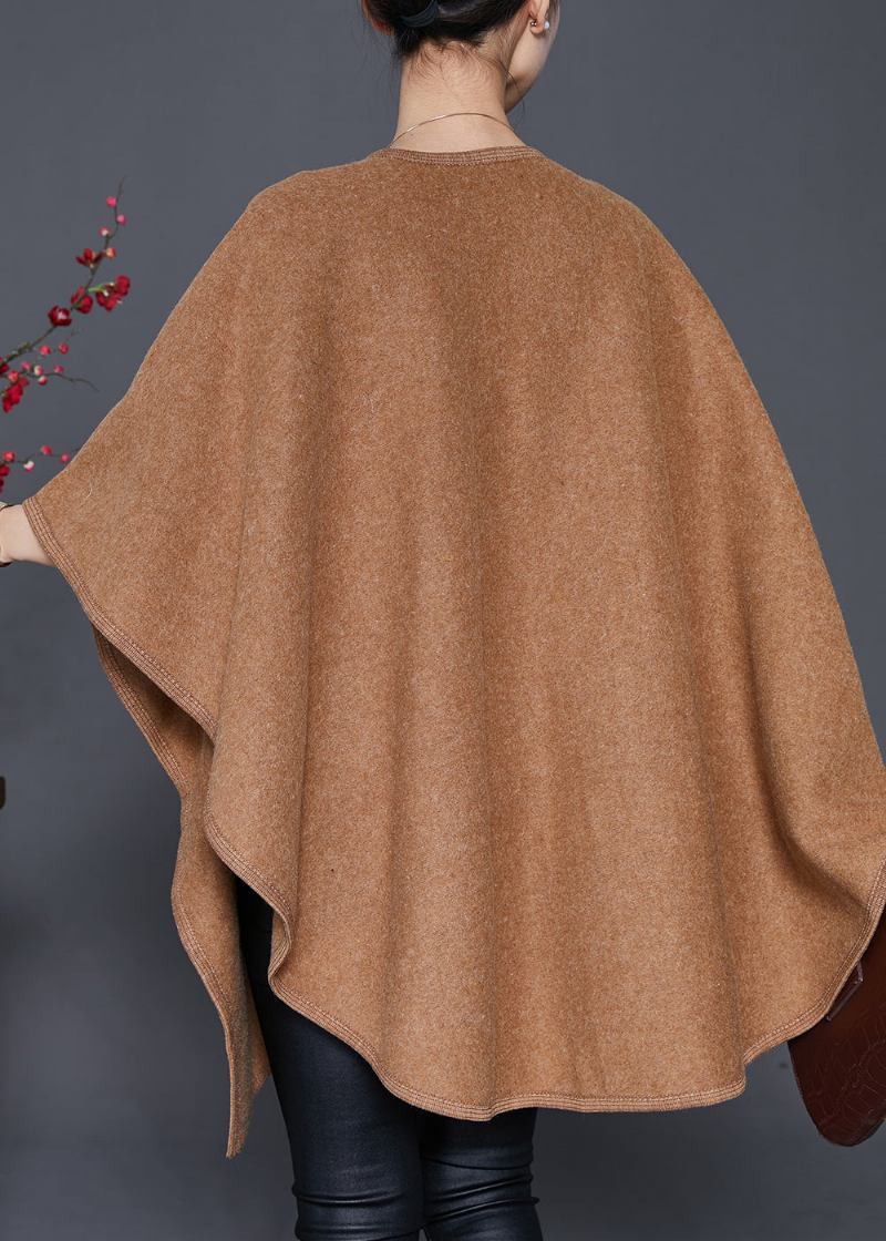 Übergroße Woll-strickjacken In Kamelhaar Für Den Winter - Damen-Cardigans